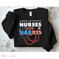 Nurses For Harris Vote Kamala Harris 2024 Election Sweatshirt thumb 2