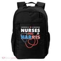 Nurses For Harris Vote Kamala Harris 2024 Election Backpack thumb 0
