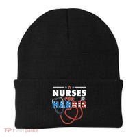 Nurses For Harris Vote Kamala Harris 2024 Election Beanie thumb 0