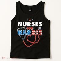 Nurses For Harris Vote Kamala Harris 2024 Election Tank Top thumb 2