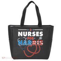 Nurses For Harris Vote Kamala Harris 2024 Election Tote Bag thumb 0
