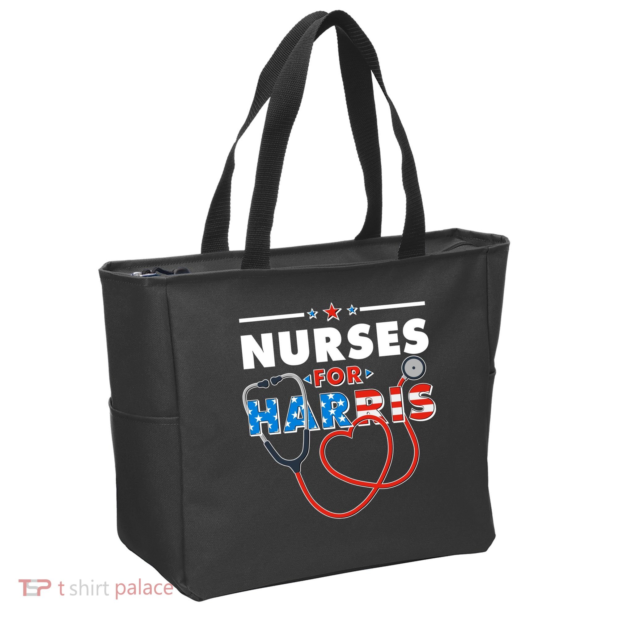 Nurses For Harris Vote Kamala Harris 2024 Election Tote Bag