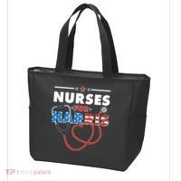 Nurses For Harris Vote Kamala Harris 2024 Election Tote Bag thumb 3