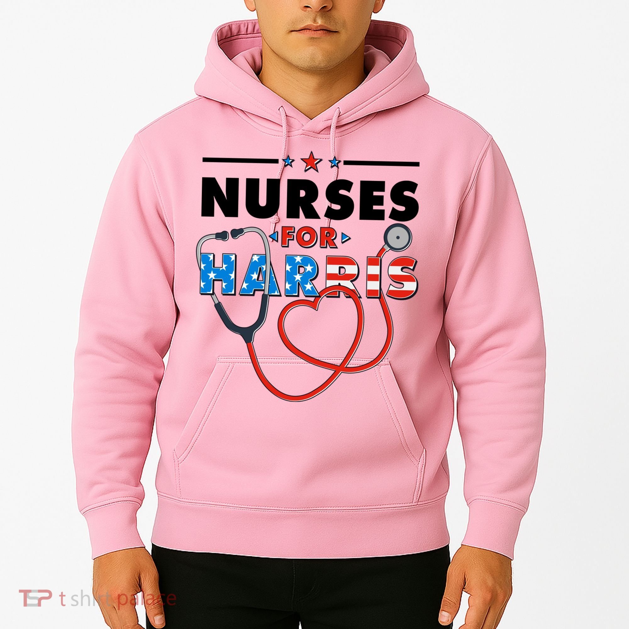 Nurses For Harris Vote Kamala Harris 2024 Election Hoodie