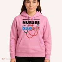 Nurses For Harris Vote Kamala Harris 2024 Election Hoodie thumb 5