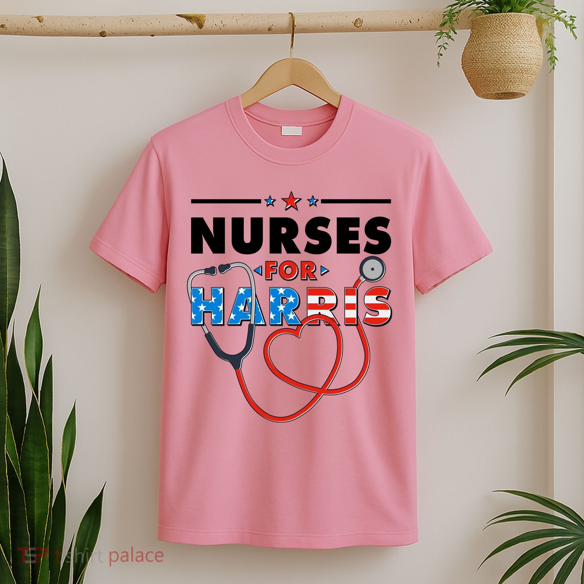 Nurses For Harris Vote Kamala Harris 2024 Election T-Shirt