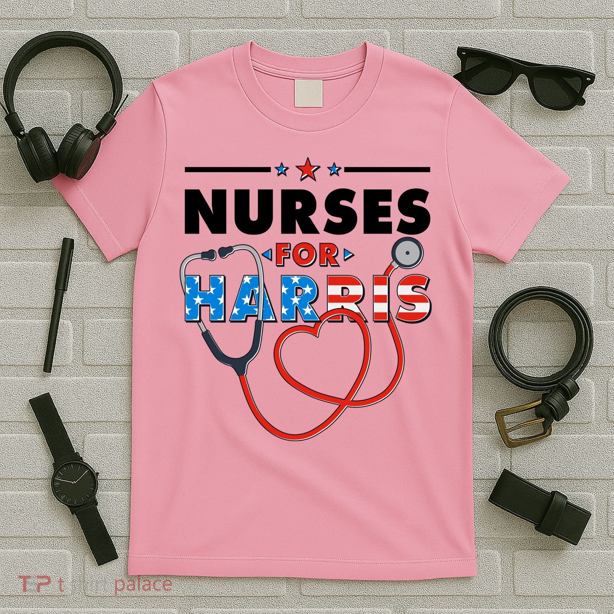 Nurses For Harris Vote Kamala Harris 2024 Election T-Shirt