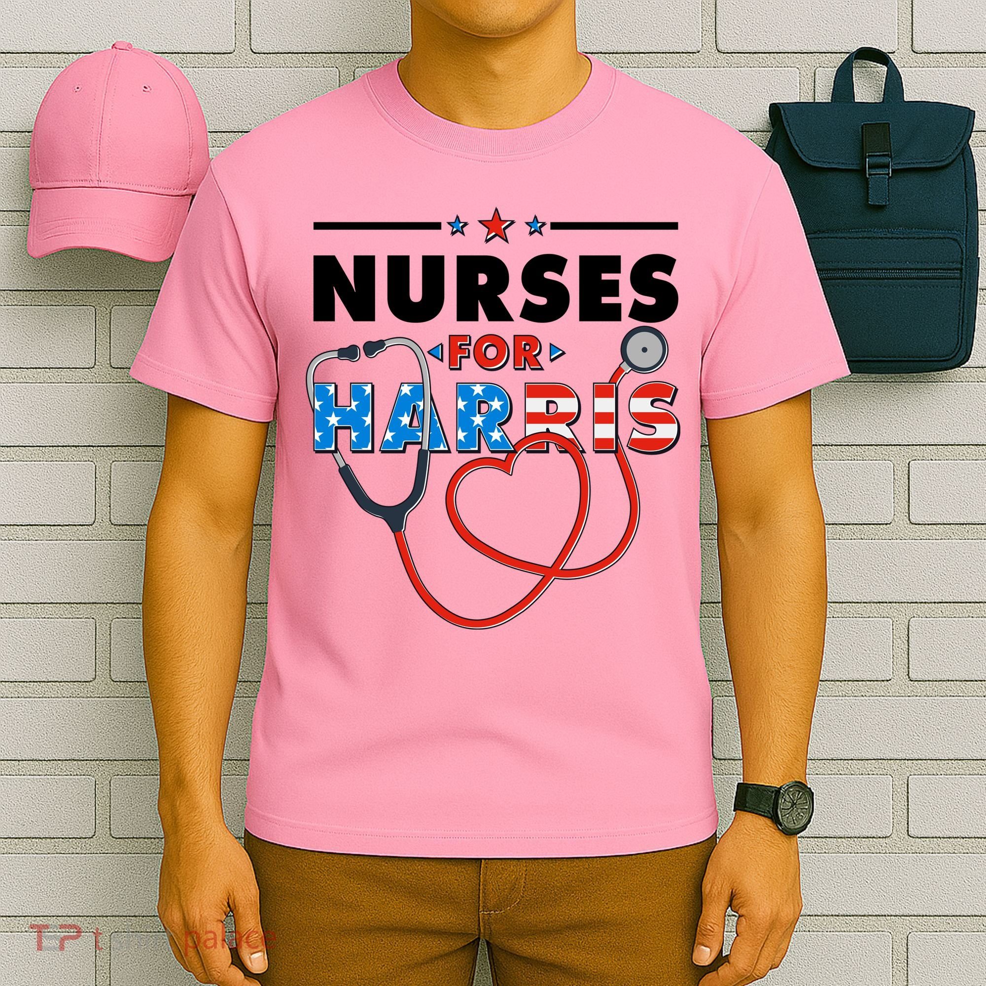 Nurses For Harris Vote Kamala Harris 2024 Election T-Shirt