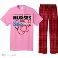 Nurses For Harris Vote Kamala Harris 2024 Election Pajama Set thumb 0