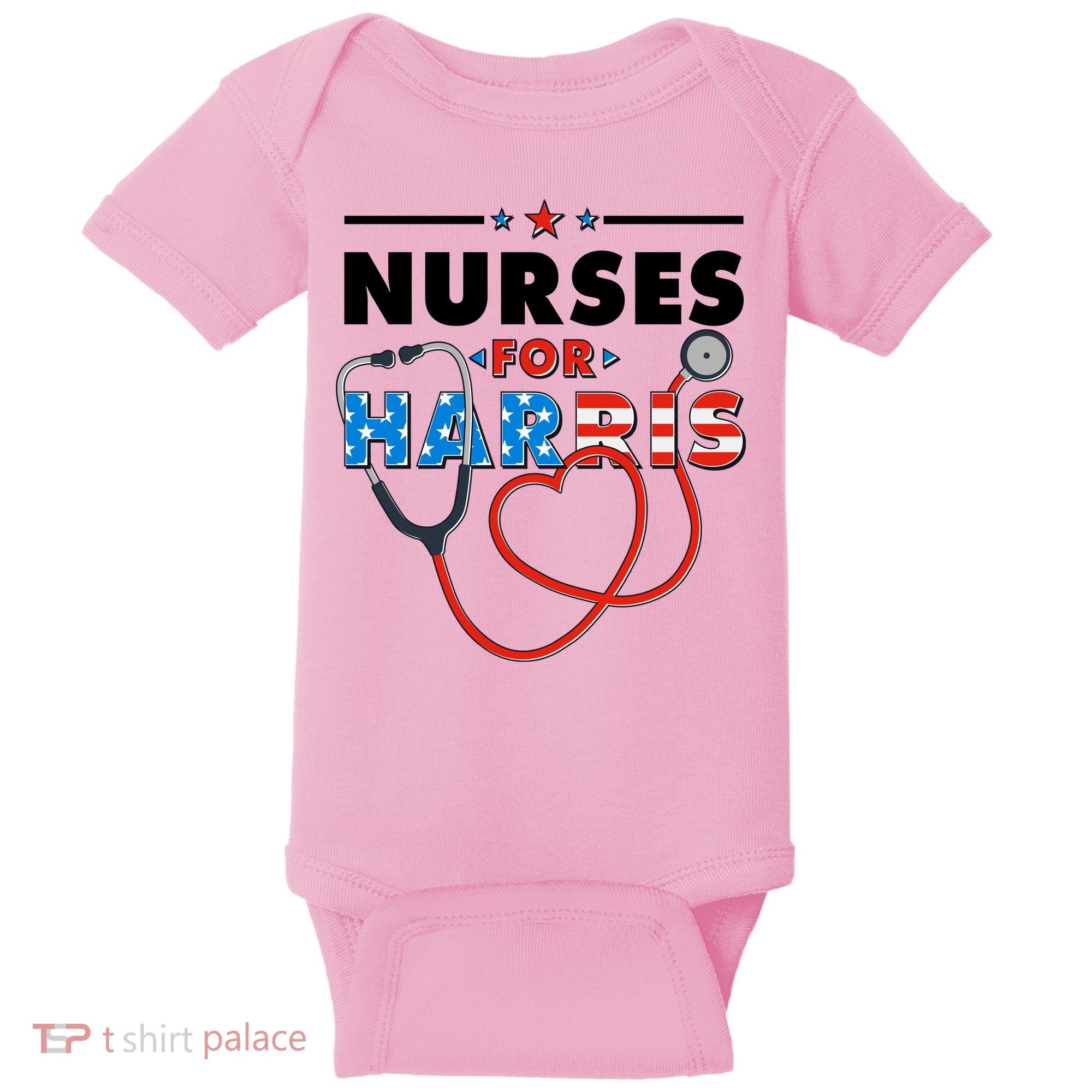 Nurses For Harris Vote Kamala Harris 2024 Election Baby Bodysuit