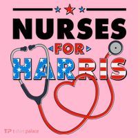 Nurses For Harris Vote Kamala Harris 2024 Election Baby Bodysuit thumb 2