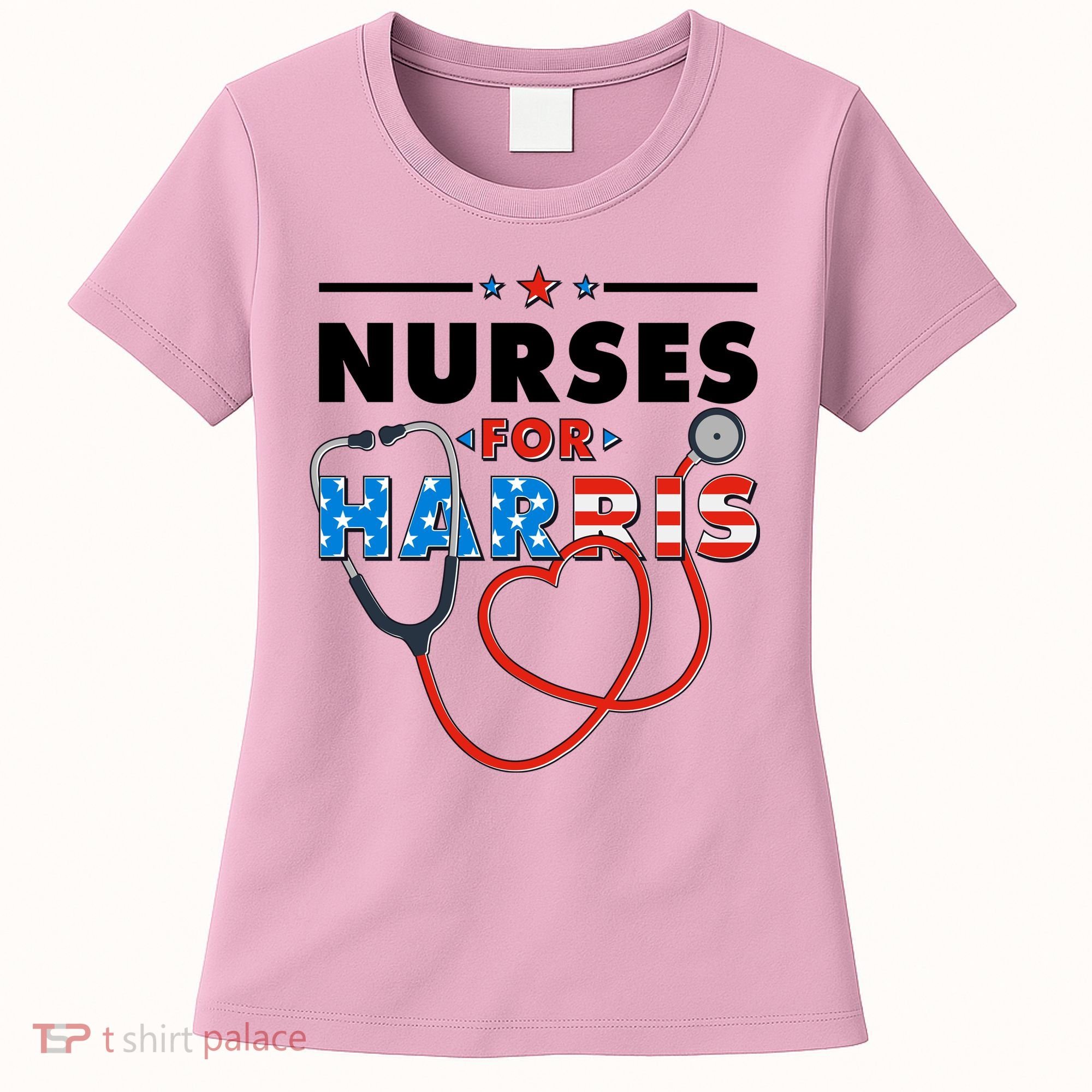 Nurses For Harris Vote Kamala Harris 2024 Election Women's T-Shirt