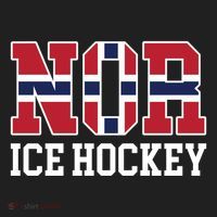 Norway Flag Hockey Player Norwegian Nor Ice Hockey Gift Beanie thumb 2