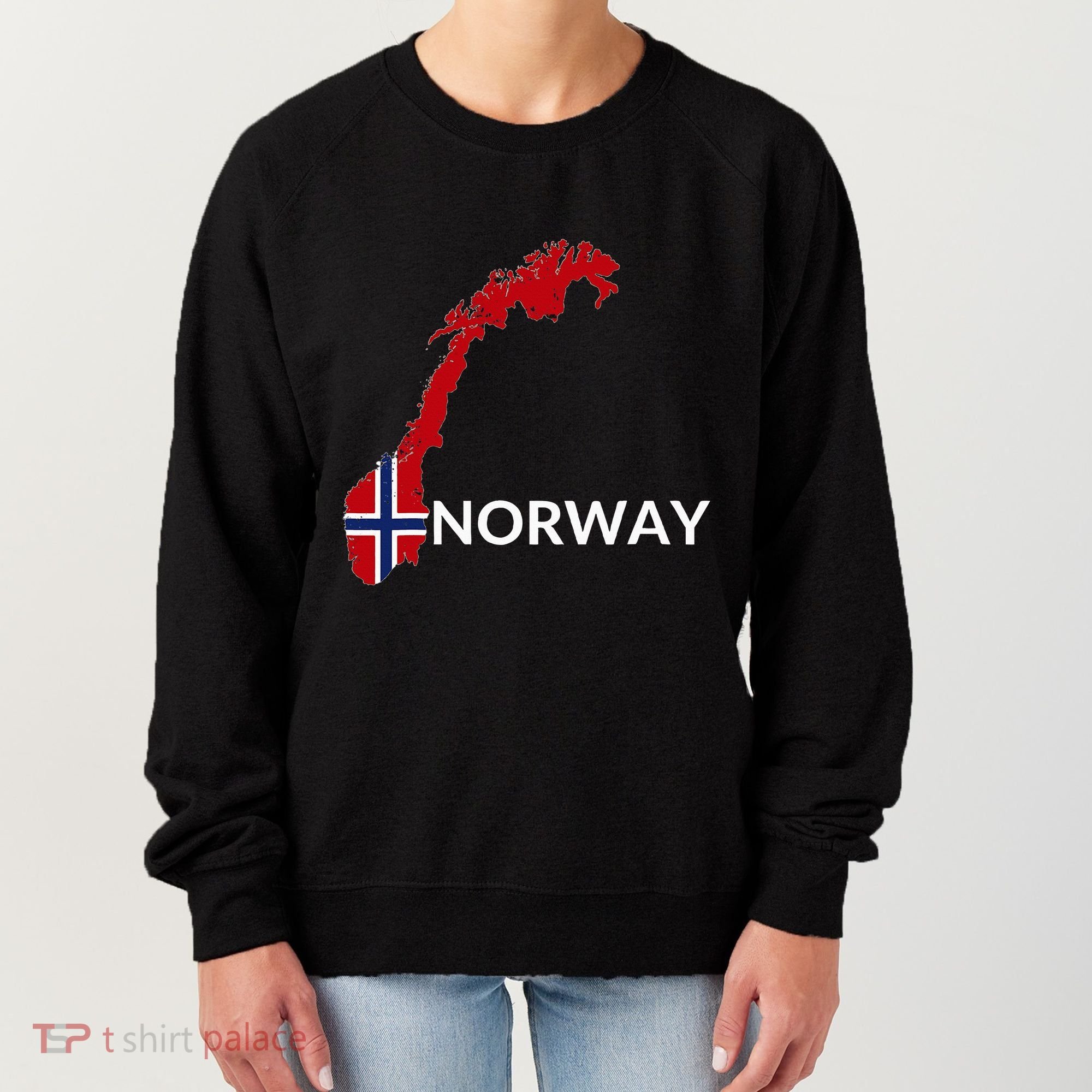 Norway Flag Hiking Holiday Norway Norwegian Flag Women's Sweatshirt