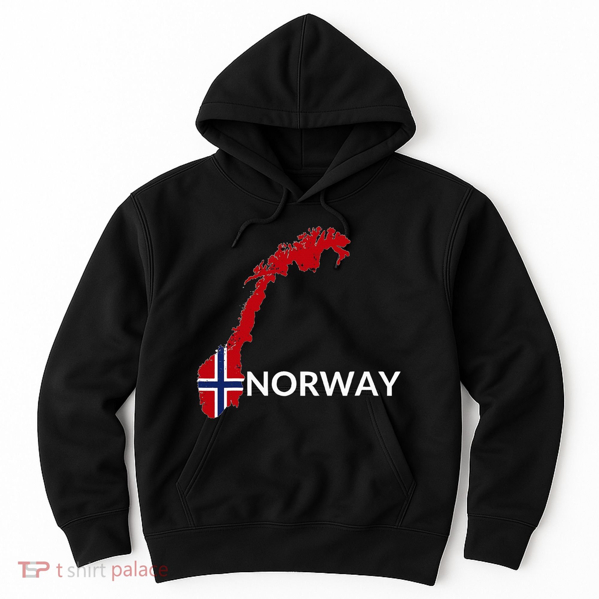 Norway Flag Hiking Holiday Norway Norwegian Flag Hoodie
