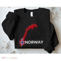 Norway Flag Hiking Holiday Norway Norwegian Flag Sweatshirt thumb 2