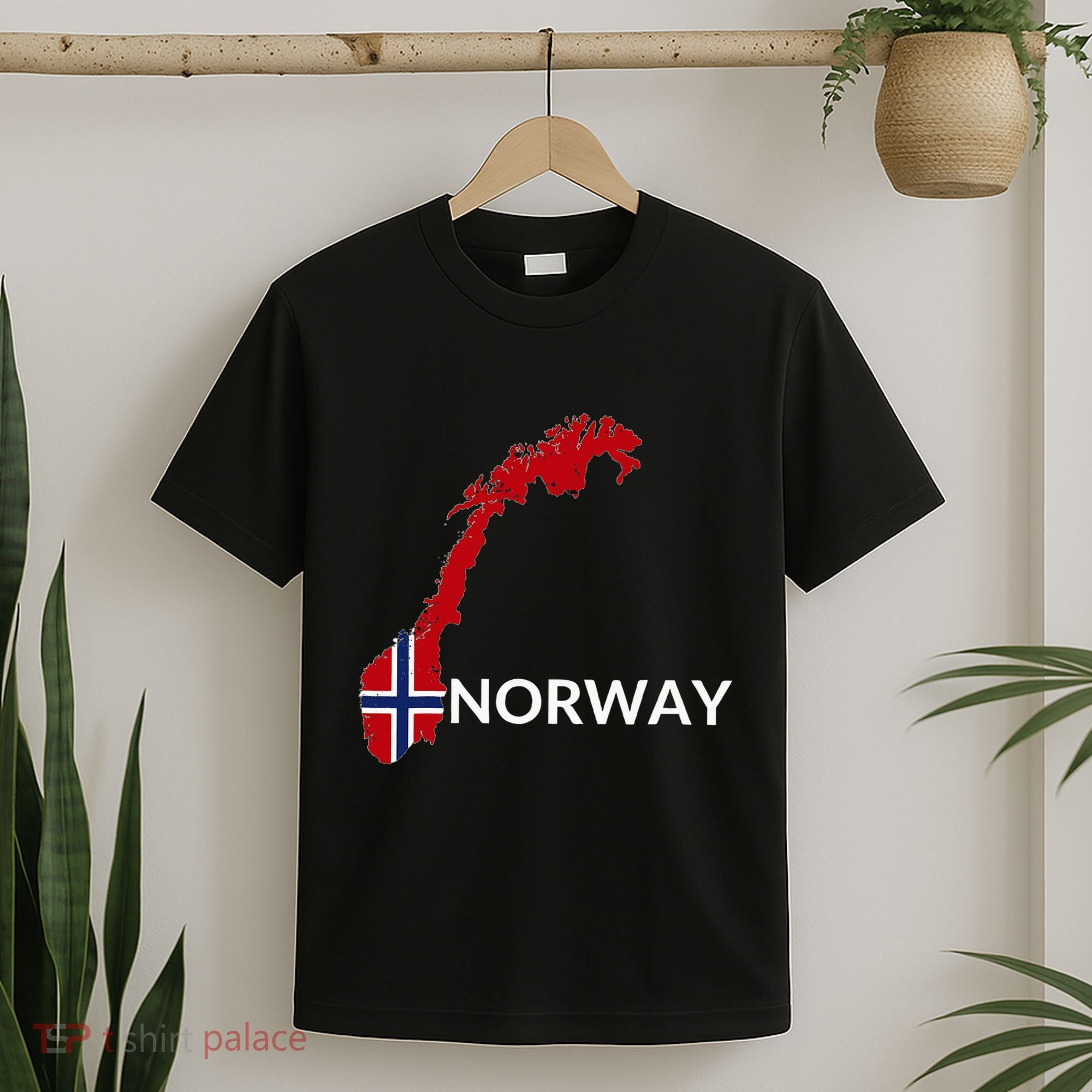 Norway Flag Hiking Holiday Norway Norwegian Flag T-Shirt