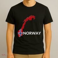 Norway Flag Hiking Holiday Norway Norwegian Flag T-Shirt thumb 3