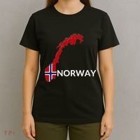 Norway Flag Hiking Holiday Norway Norwegian Flag T-Shirt thumb 4