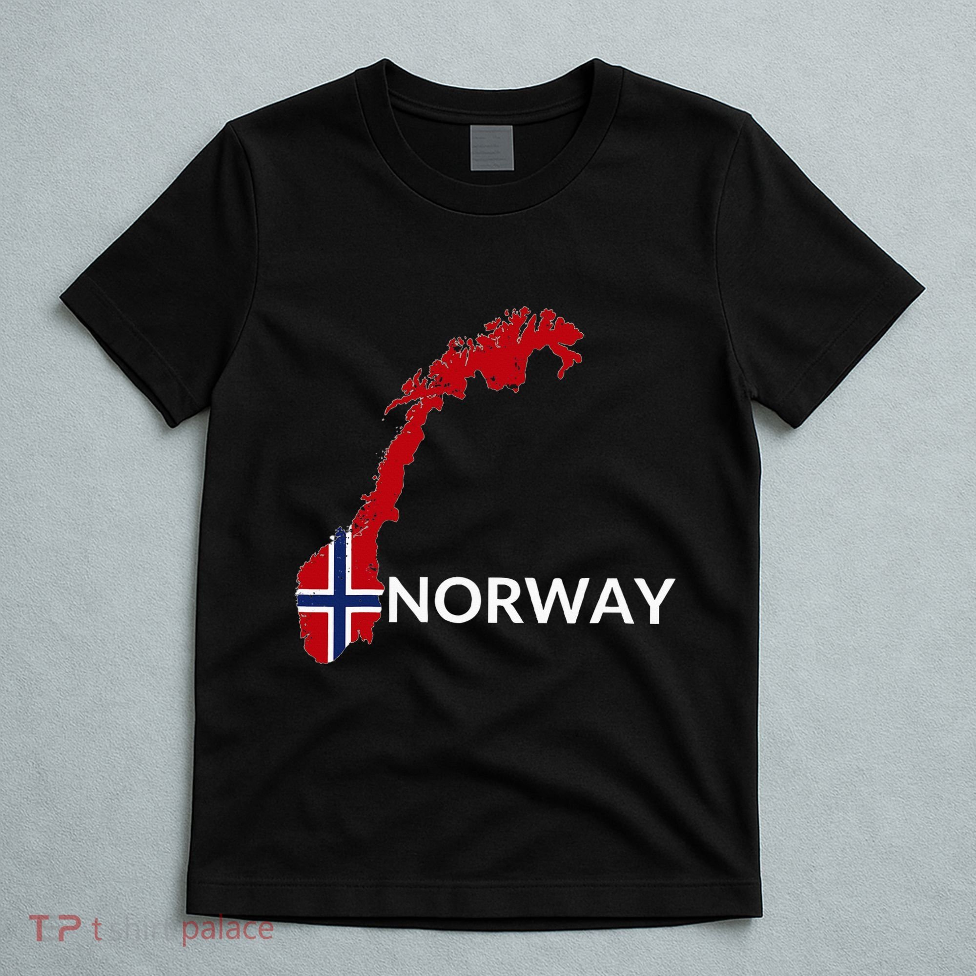 Norway Flag Hiking Holiday Norway Norwegian Flag T-Shirt