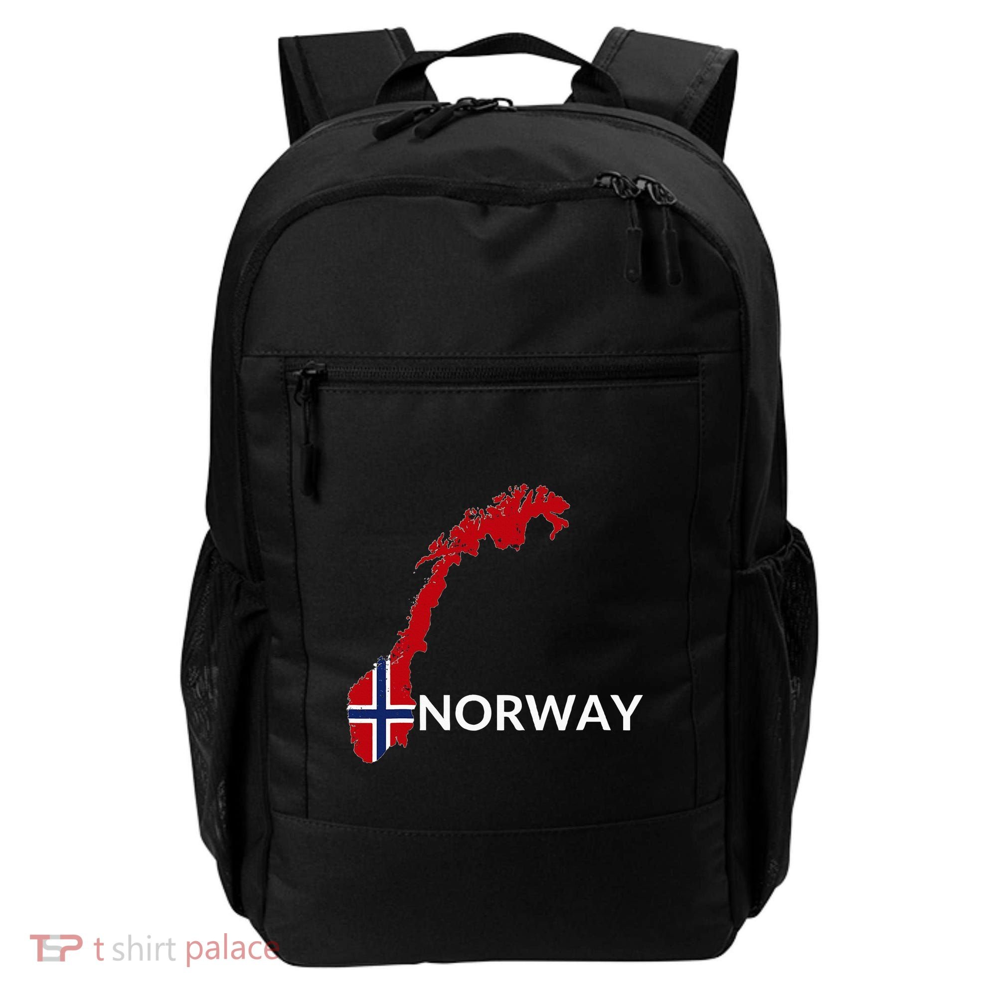 Norway Flag Hiking Holiday Norway Norwegian Flag Backpack