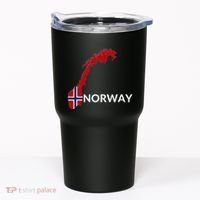 Norway Flag Hiking Holiday Norway Norwegian Flag Tumbler thumb 0