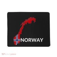 Norway Flag Hiking Holiday Norway Norwegian Flag Mousepad thumb 0