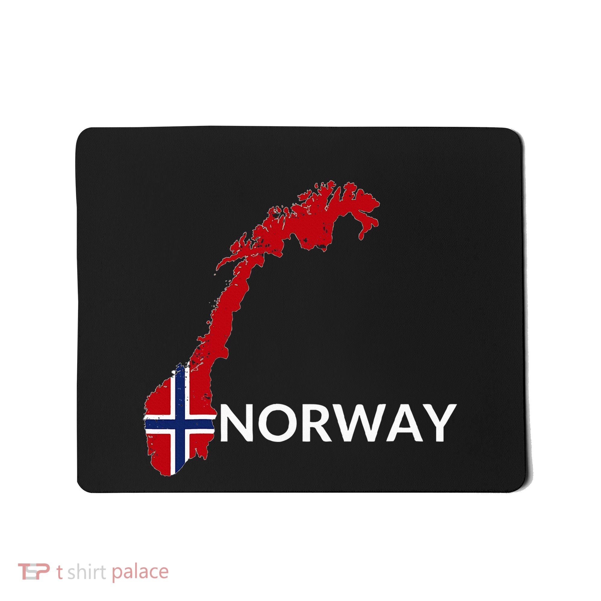 Norway Flag Hiking Holiday Norway Norwegian Flag Mousepad