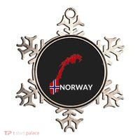 Norway Flag Hiking Holiday Norway Norwegian Flag Ornament thumb 0