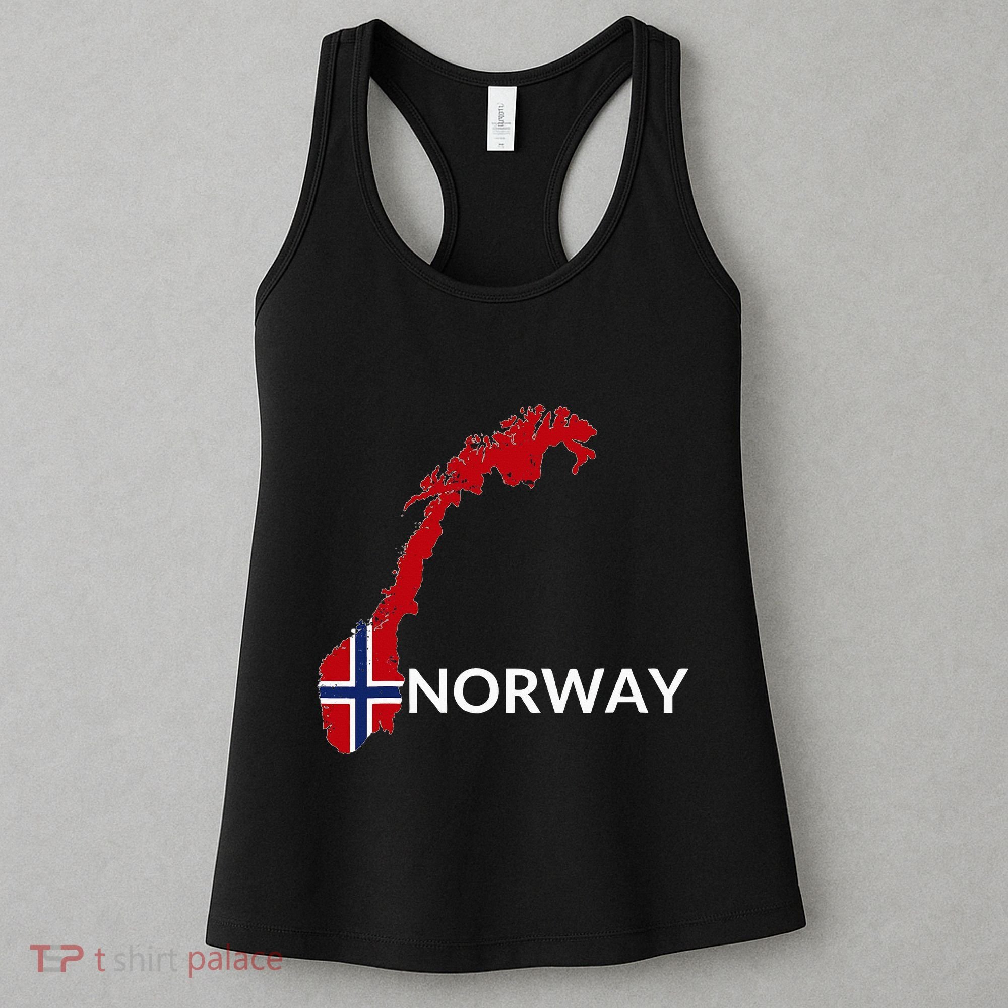 Norway Flag Hiking Holiday Norway Norwegian Flag Women's Tank Top