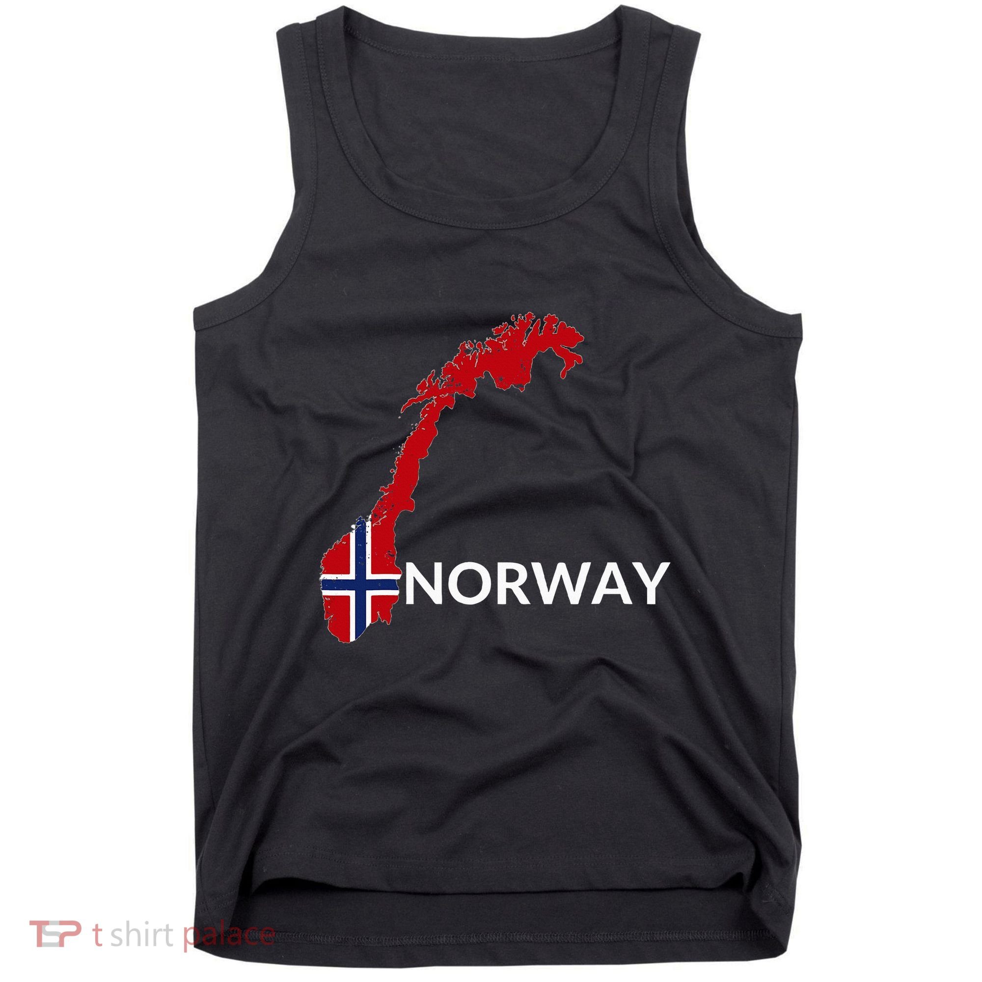Norway Flag Hiking Holiday Norway Norwegian Flag Tank Top