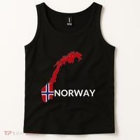 Norway Flag Hiking Holiday Norway Norwegian Flag Tank Top thumb 2