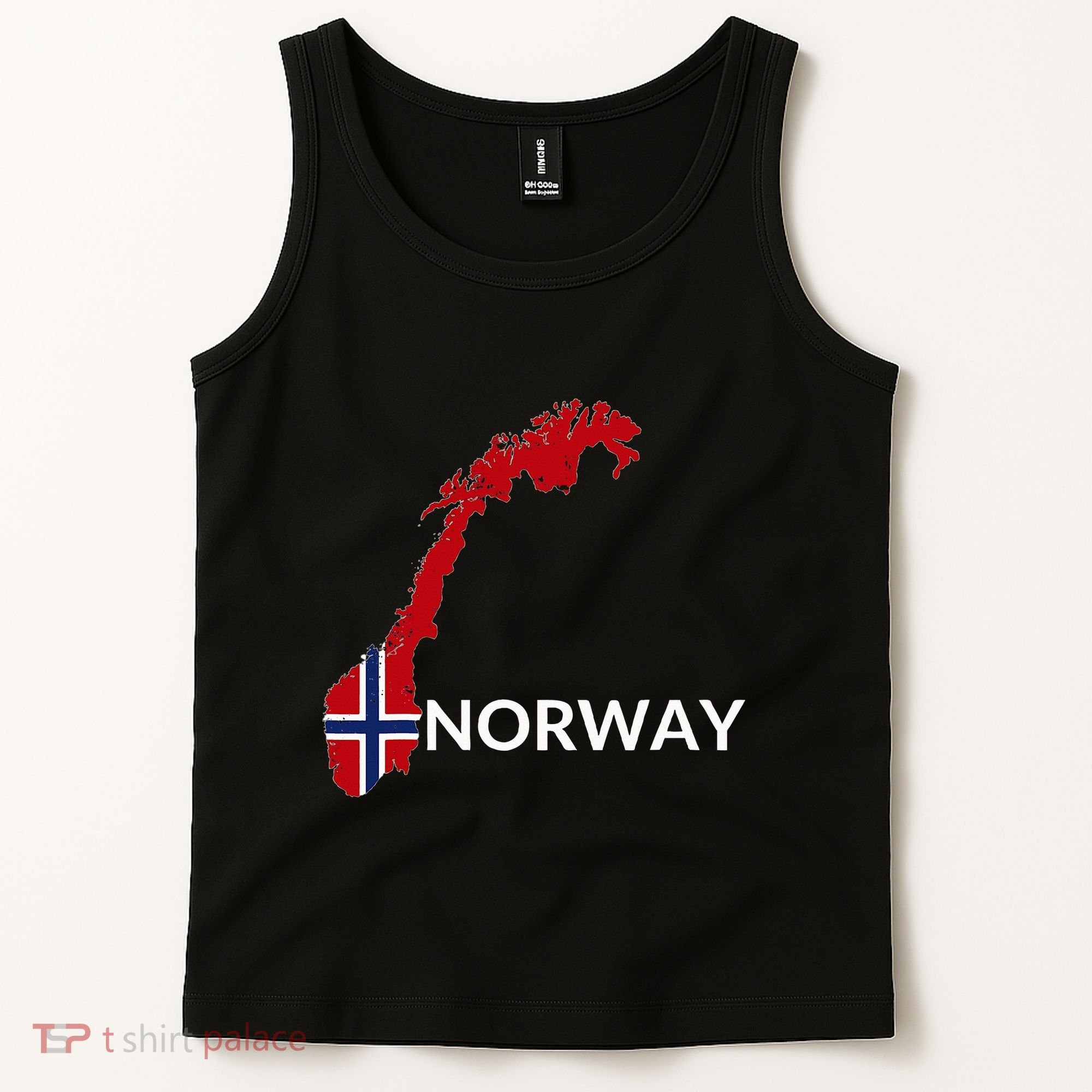 Norway Flag Hiking Holiday Norway Norwegian Flag Tank Top