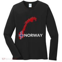 Norway Flag Hiking Holiday Norway Norwegian Flag Women's Long Sleeve Shirt thumb 0