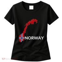 Norway Flag Hiking Holiday Norway Norwegian Flag Women's T-Shirt thumb 0