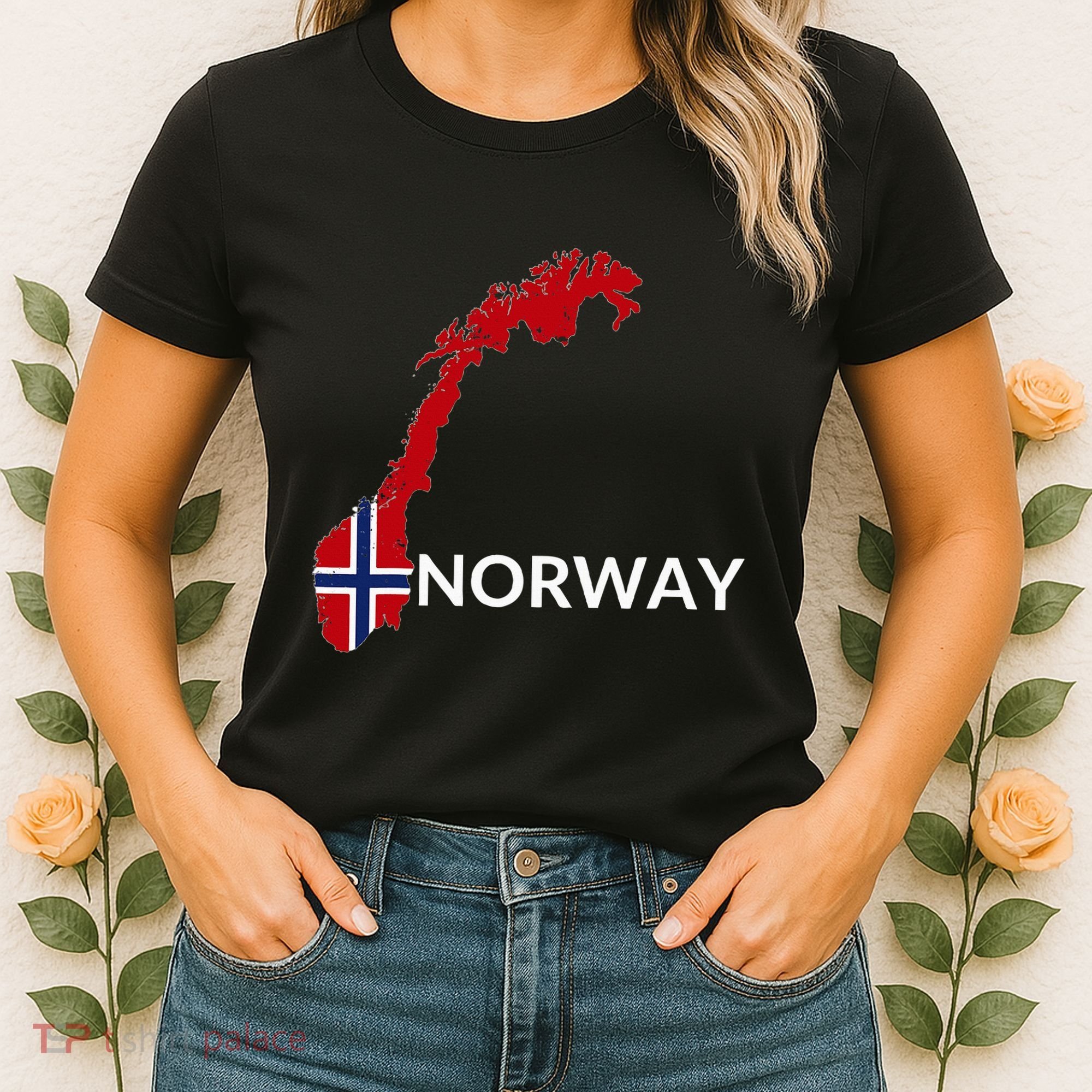 Norway Flag Hiking Holiday Norway Norwegian Flag Women's T-Shirt