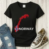 Norway Flag Hiking Holiday Norway Norwegian Flag Women's T-Shirt thumb 3