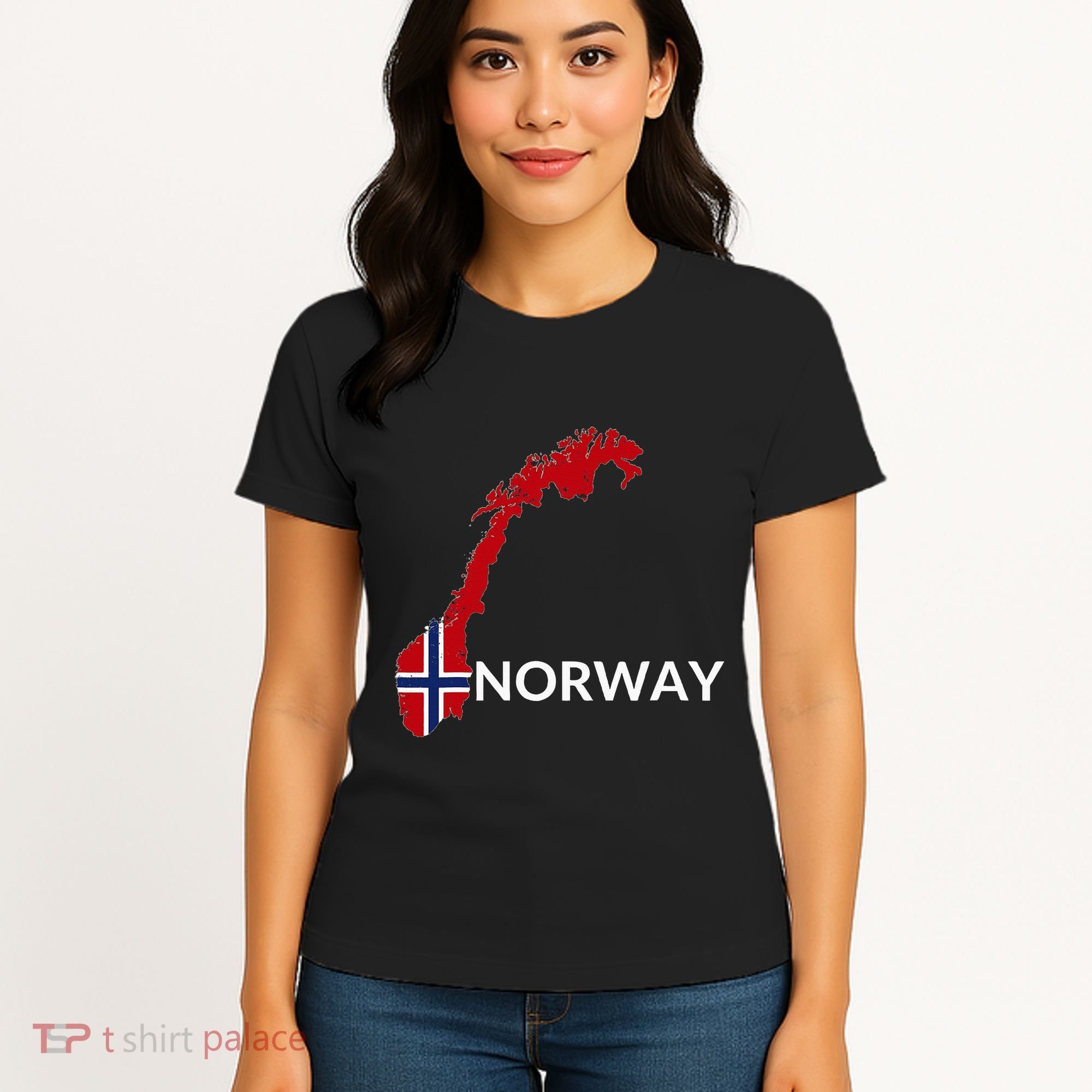 Norway Flag Hiking Holiday Norway Norwegian Flag Women's T-Shirt