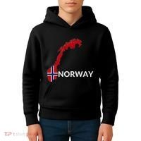 Norway Flag Hiking Holiday Norway Norwegian Flag Kids Hoodie thumb 4