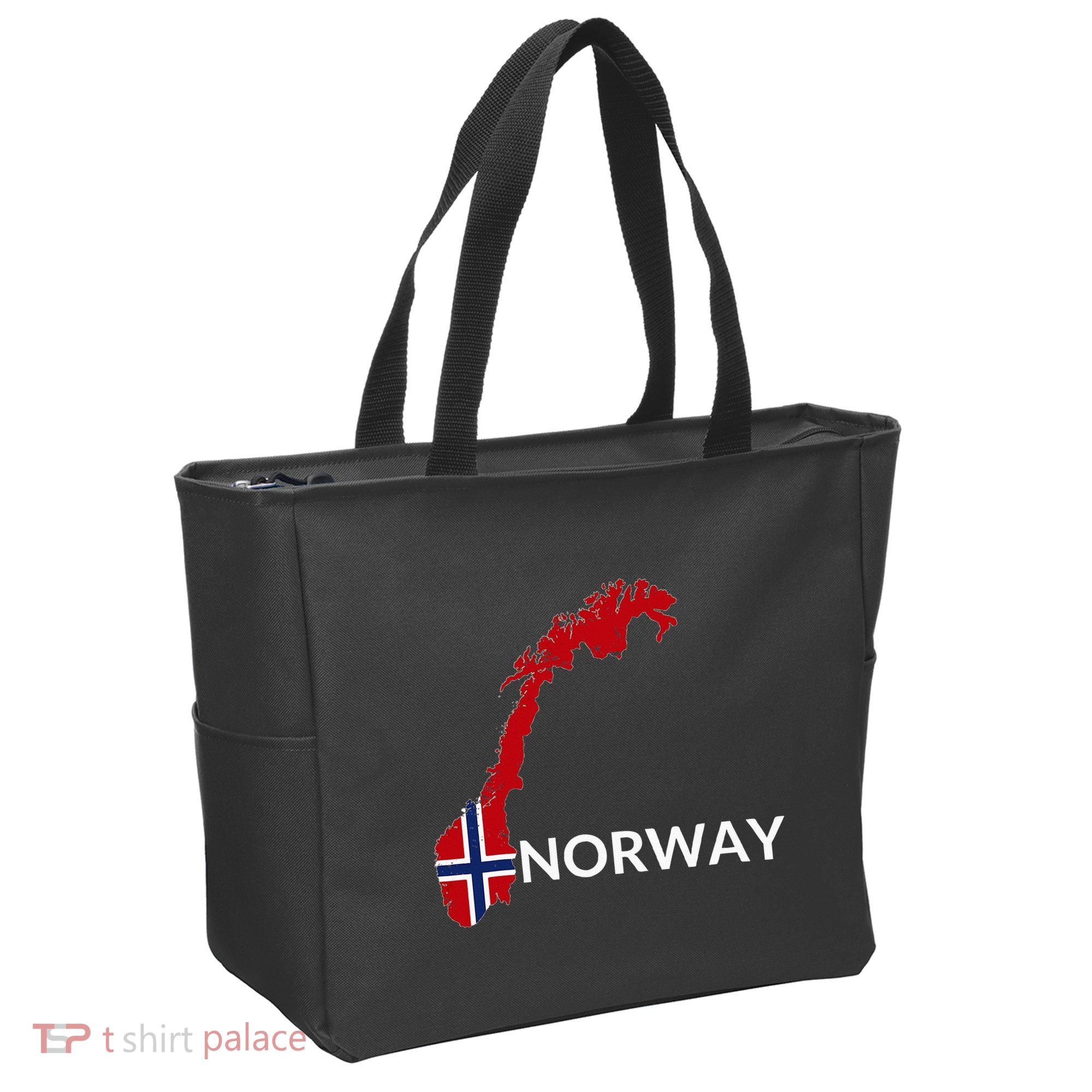 Norway Flag Hiking Holiday Norway Norwegian Flag Tote Bag