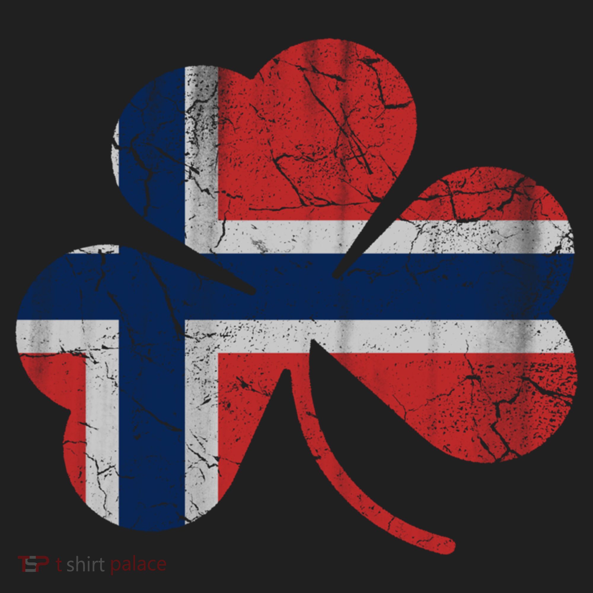 Norwegian Flag Irish Shamrock Norge St Patricks Day Norway Great Gift Women's Sweatshirt