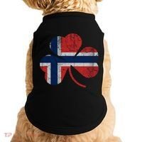 Norwegian Flag Irish Shamrock Norge St Patricks Day Norway Great Gift Doggie Tank thumb 0