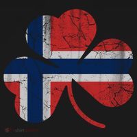 Norwegian Flag Irish Shamrock Norge St Patricks Day Norway Great Gift Doggie Tank thumb 4