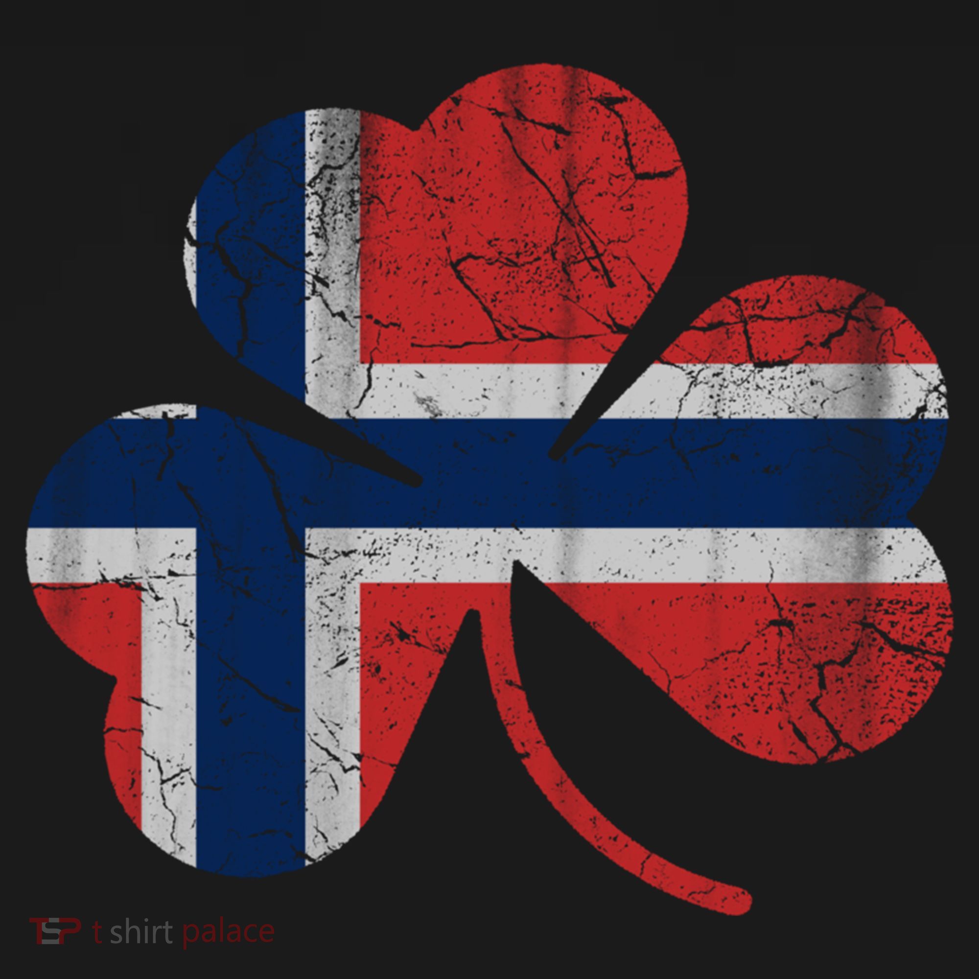 Norwegian Flag Irish Shamrock Norge St Patricks Day Norway Great Gift Doggie Tank