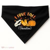 Nurse Fall I Love Fall Prevention Fall Physical Therapy USA-Made Doggie Bandana thumb 0