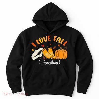 Nurse Fall I Love Fall Prevention Fall Physical Therapy Hoodie