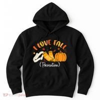Nurse Fall I Love Fall Prevention Fall Physical Therapy Hoodie thumb 0