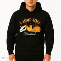 Nurse Fall I Love Fall Prevention Fall Physical Therapy Hoodie thumb 2
