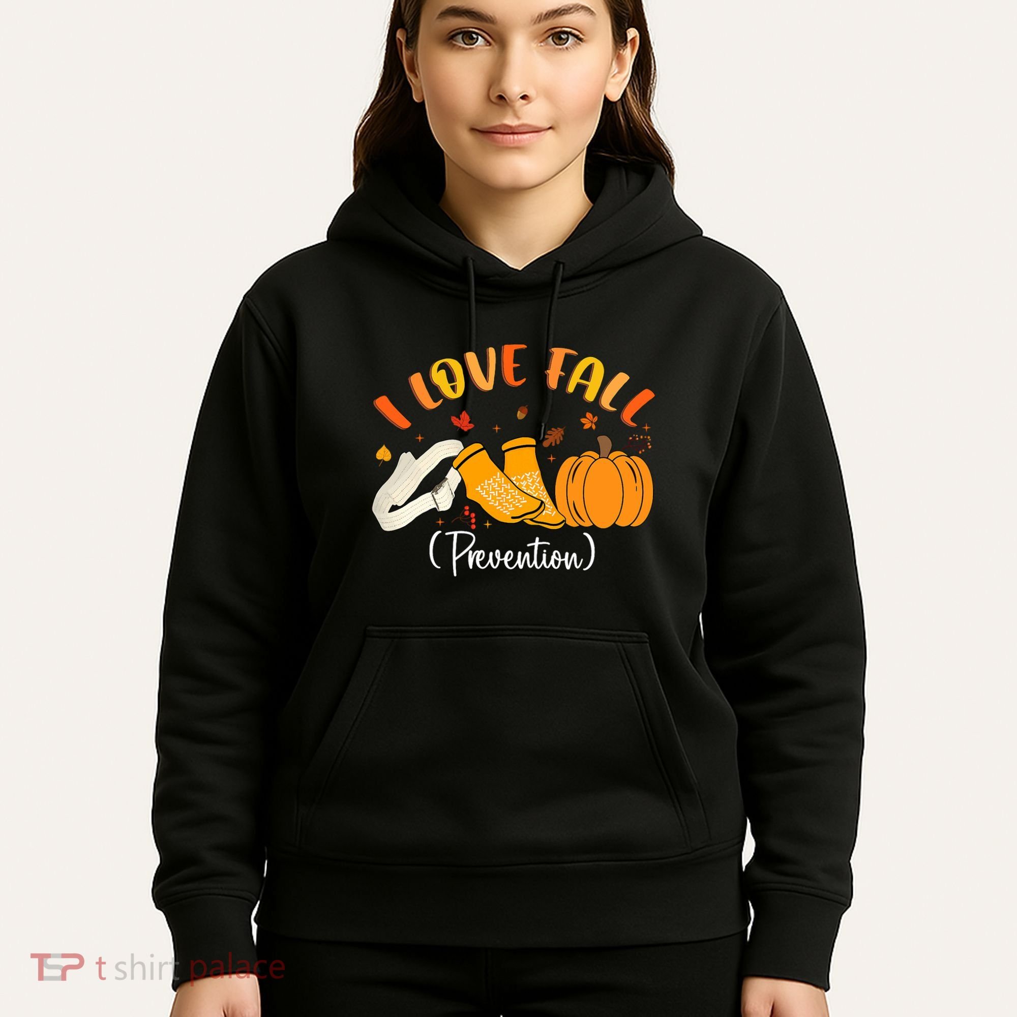 Nurse Fall I Love Fall Prevention Fall Physical Therapy Hoodie