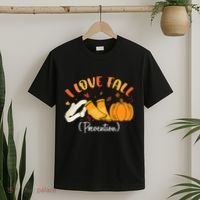 Nurse Fall I Love Fall Prevention Fall Physical Therapy T-Shirt thumb 2